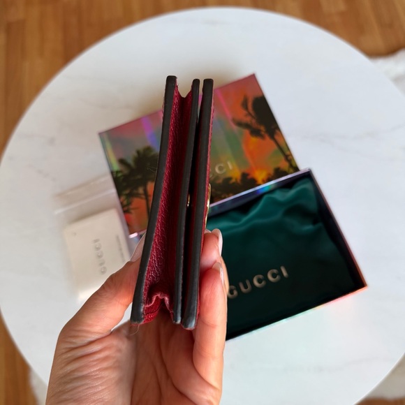 Gucci GG Supreme Mini Wallet Ophidia Floral Print / Web Stripe / New / Full Set - Picture 8 of 16